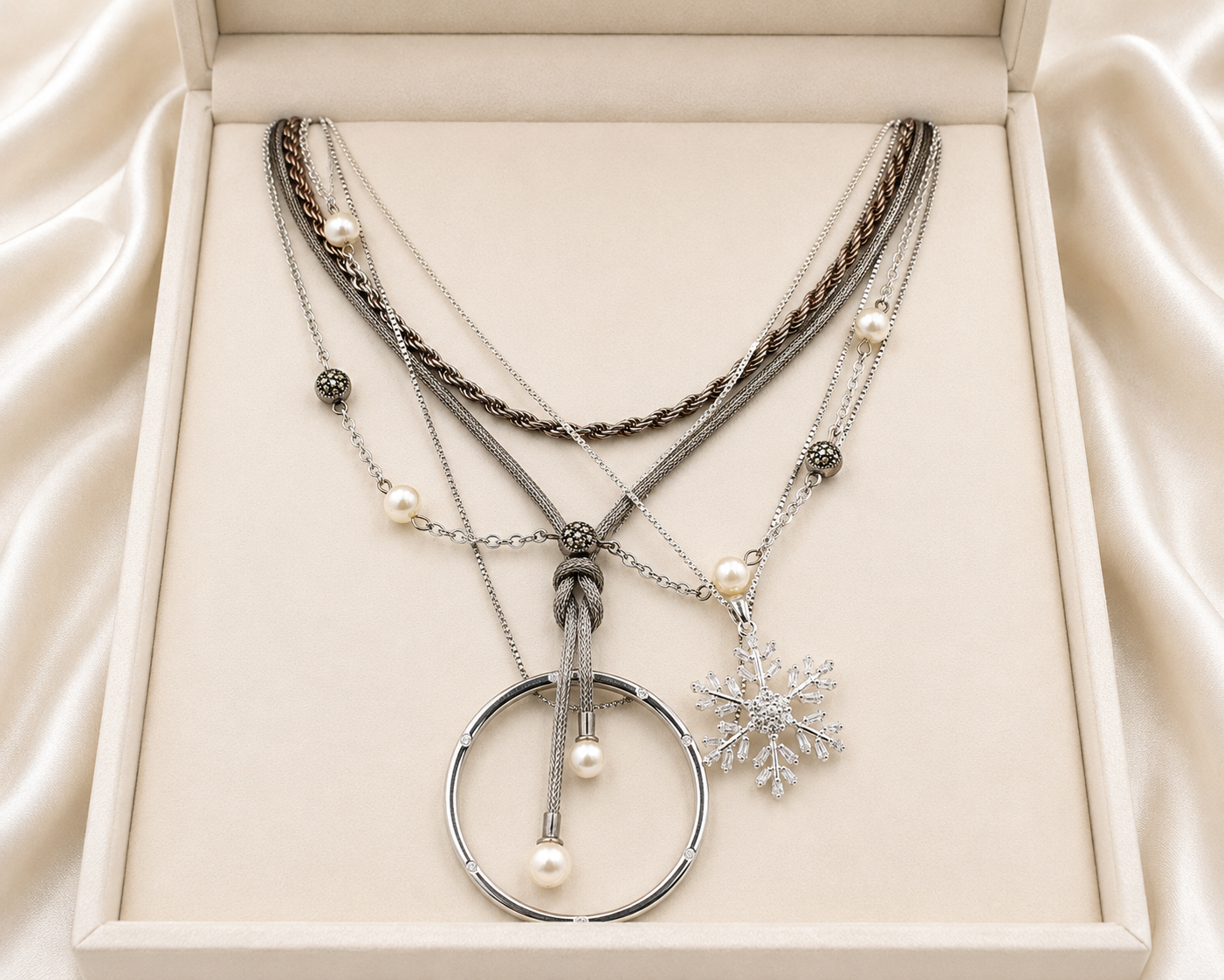 Group lot of 5 Vintage 925 sterling silver necklaces