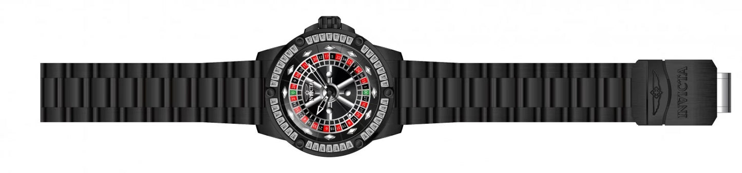 Invicta Men's Specialty Automatic 3 Hand Black Dial Watch