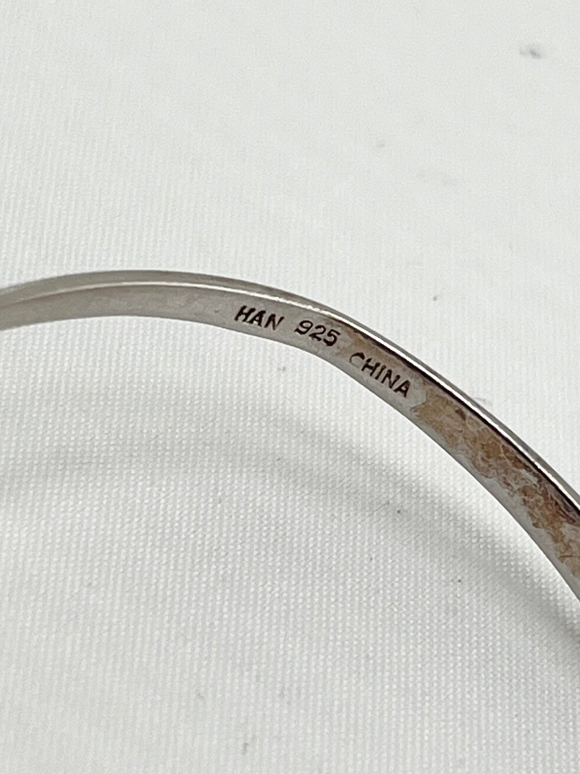 925 Sterling Silver Butterfly Cuff Bracelet