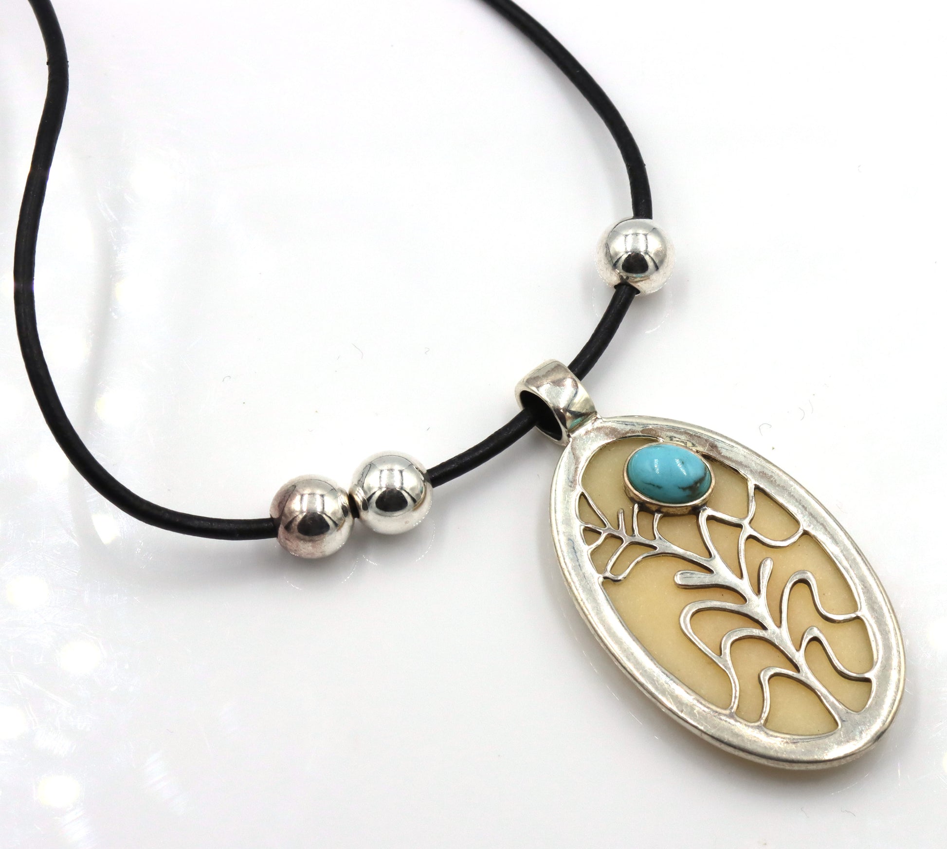 925 Sterling Silver Cippy Crazyhorse Eagle Dancer Design Jasper Necklace