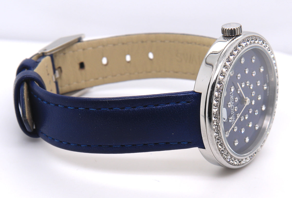 Swarovski Daytime Blue 34mm Quartz Watch