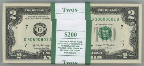 2017-A Series $2 Federal Reserve Notes – Sequential Pack (G)