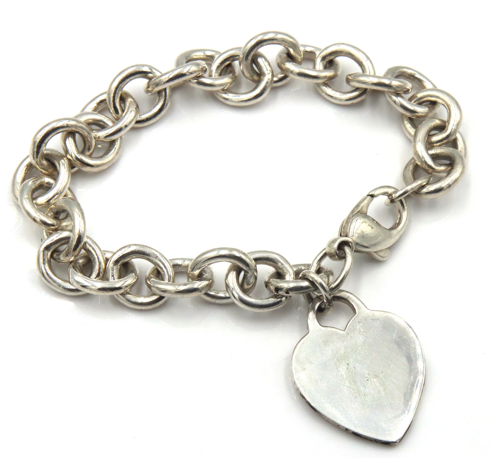 Tiffany & co heart tag charm bracelet