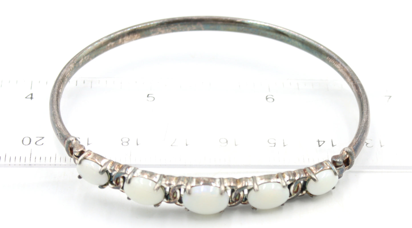 Vintage 925 sterling silver group lot of 4 bangles