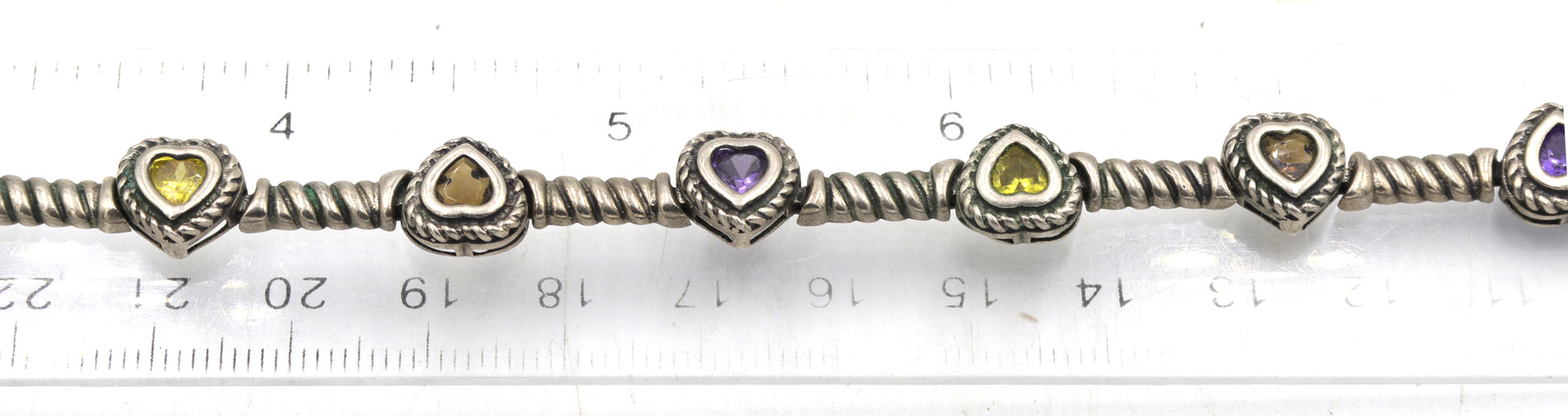 Group lot of 7 Vintage 925 sterling silver bracelets