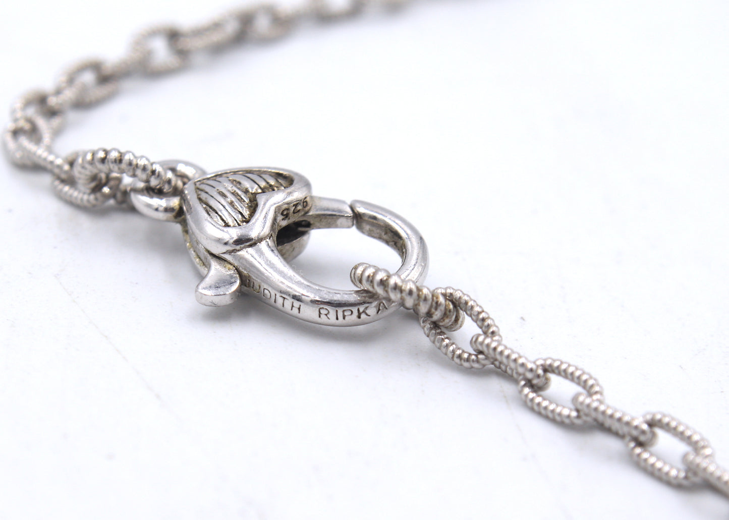 925 Sterling silver Judith Ripka Cubic zirconia necklace