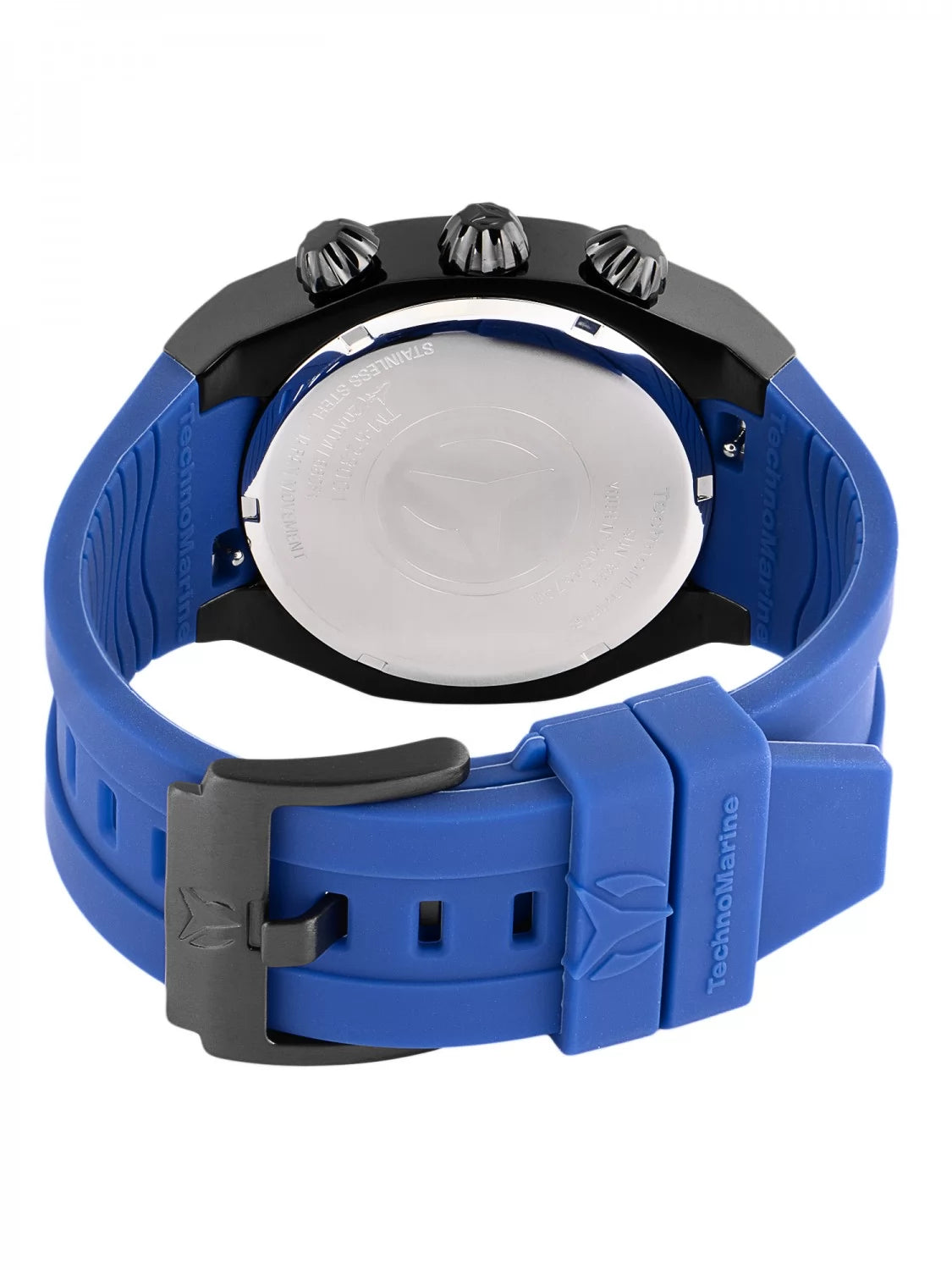 Technomarine Men's Reef Quartz Chronograph Black, Blue, Silver Dial Watch