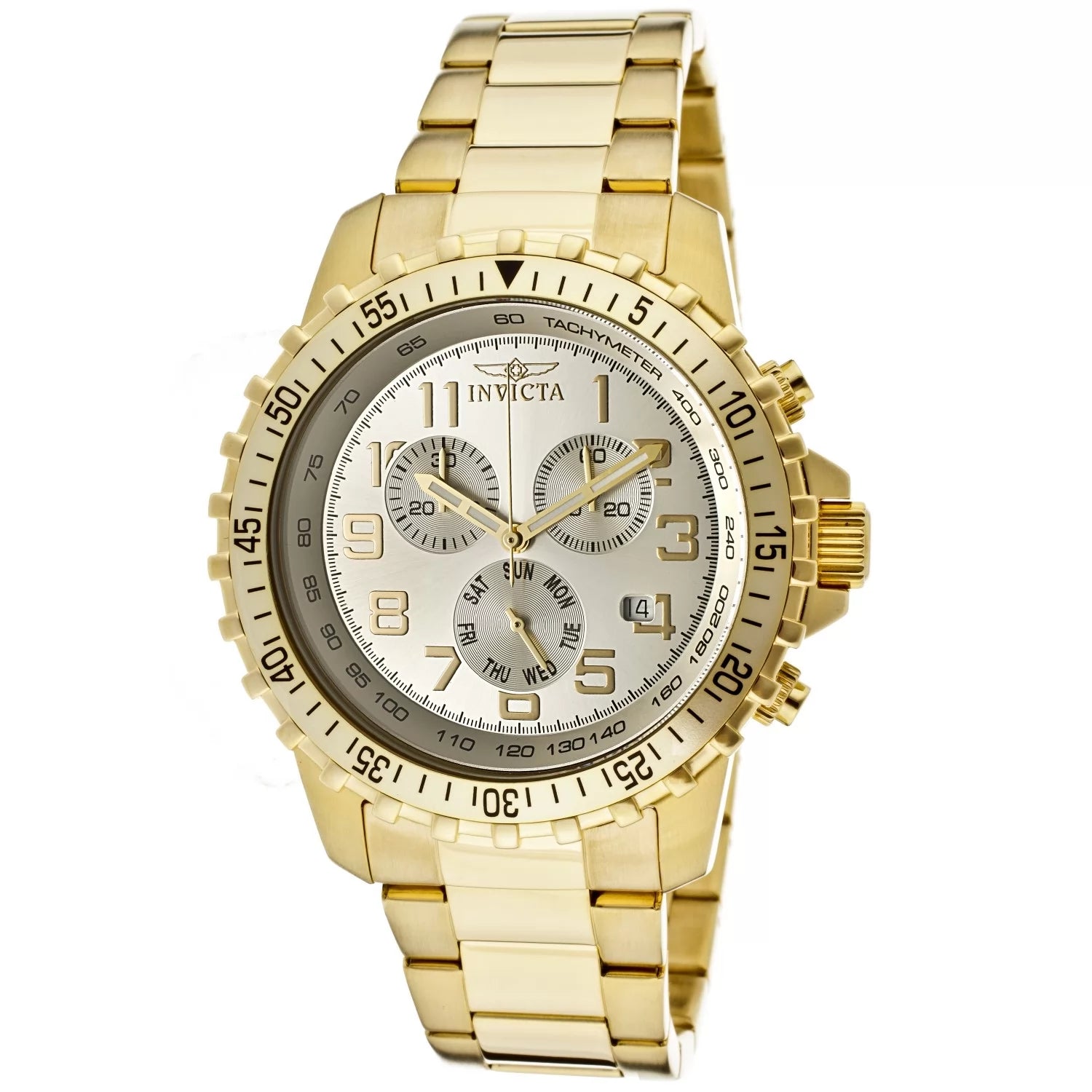 Invicta Men's  Specialty Quartz Chronograph Silver Dial Watch