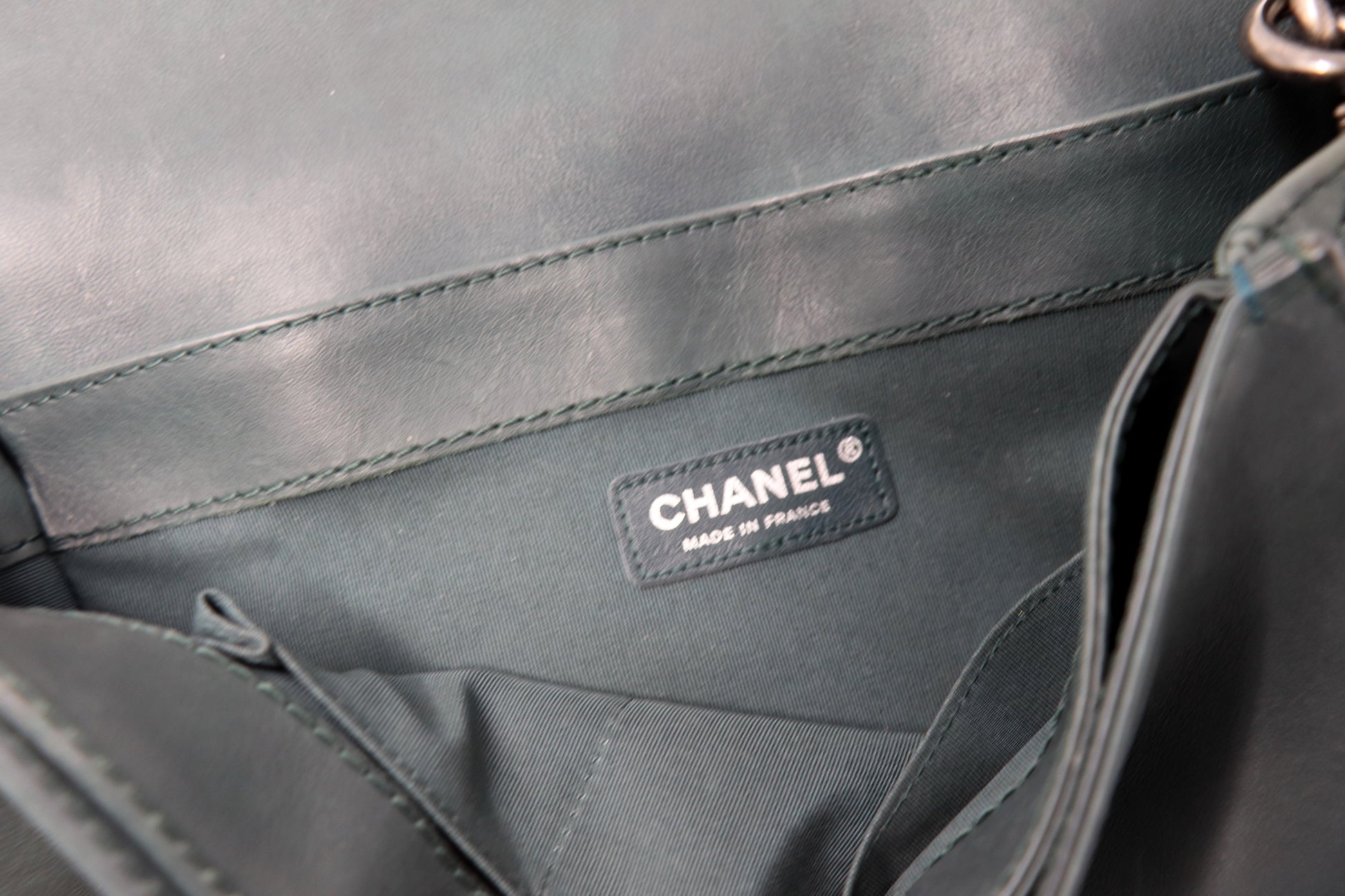 Chanel Boy Medium Reverso Calfskin Leather Shoulder Bag