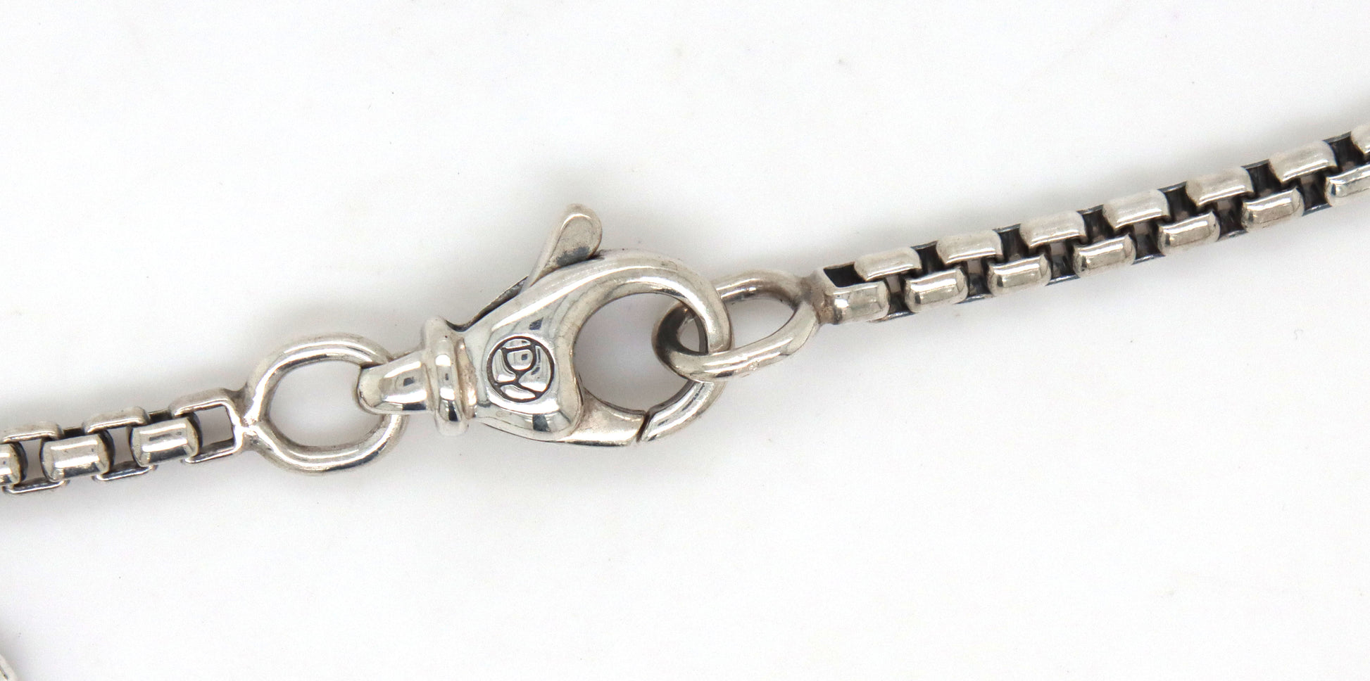 David Yurman box chain necklace in 925 sterling silver