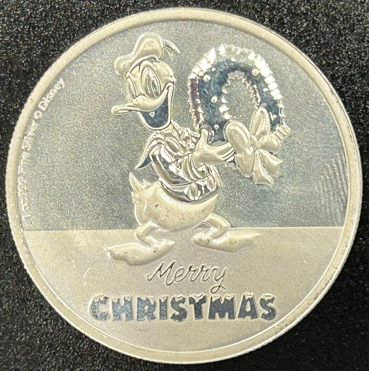 2022 Niue Disney Donald Duck Merry Christmas 1 oz Silver Coin