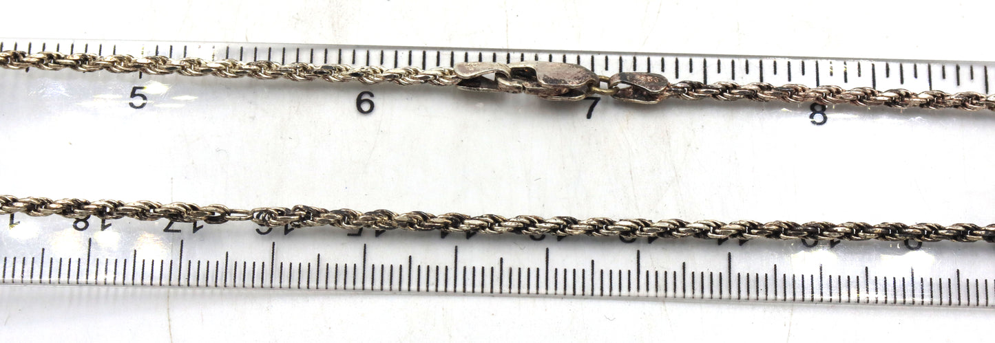 Group lot of 4 vintage 925 sterling silver necklaces