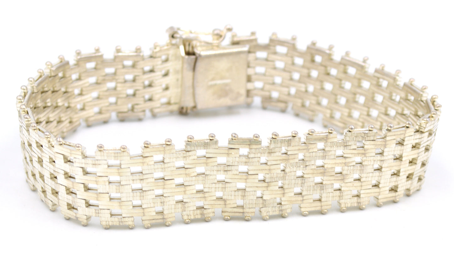 Group lot of 3 Vintage 925 sterling silver bracelets