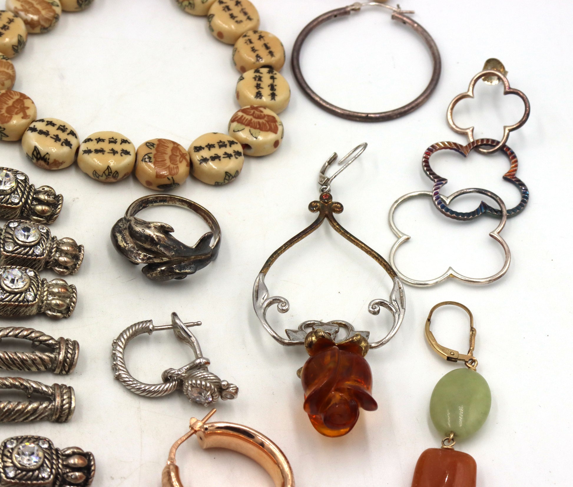 925 Sterling Silver Bulk of Jewerly