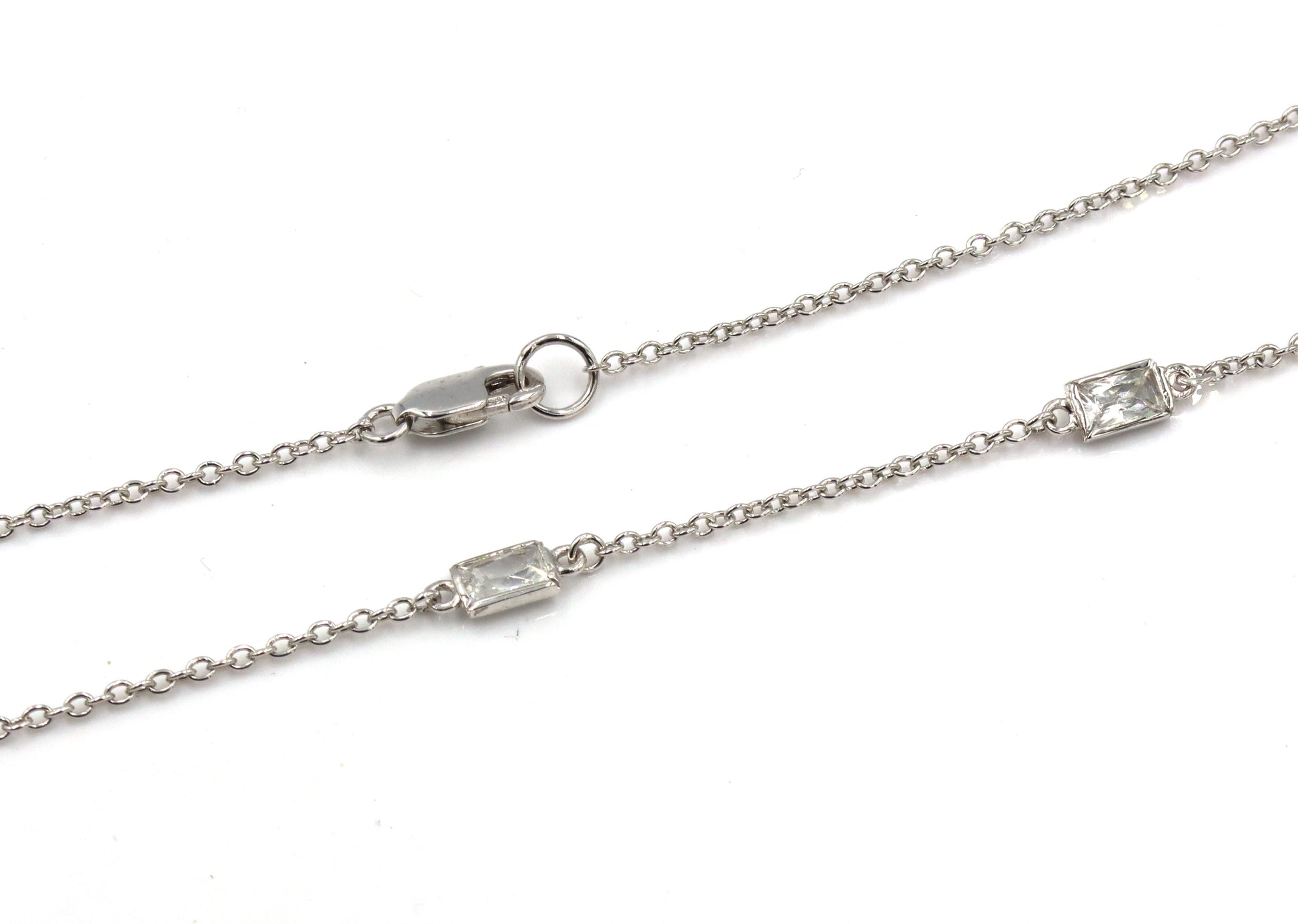 Group lot of 9 vintage 925 sterling silver necklaces