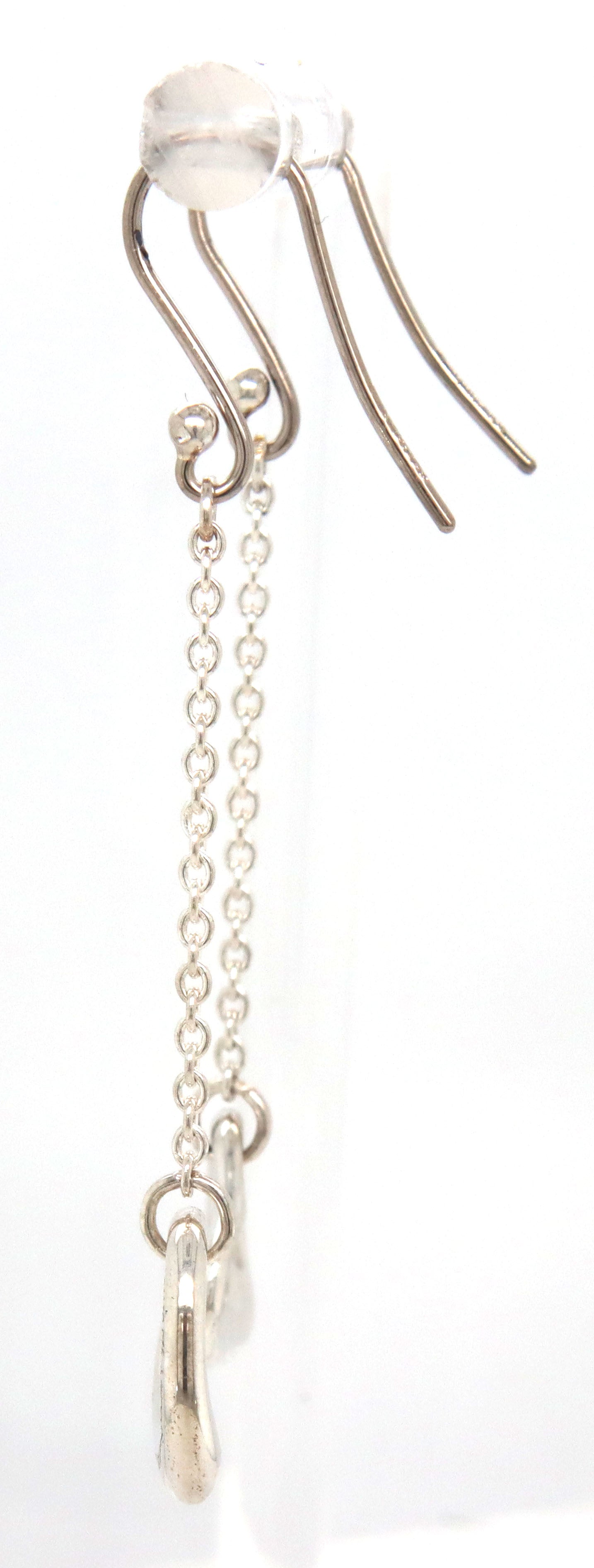 Tiffany & Co open heart dangle earrings
