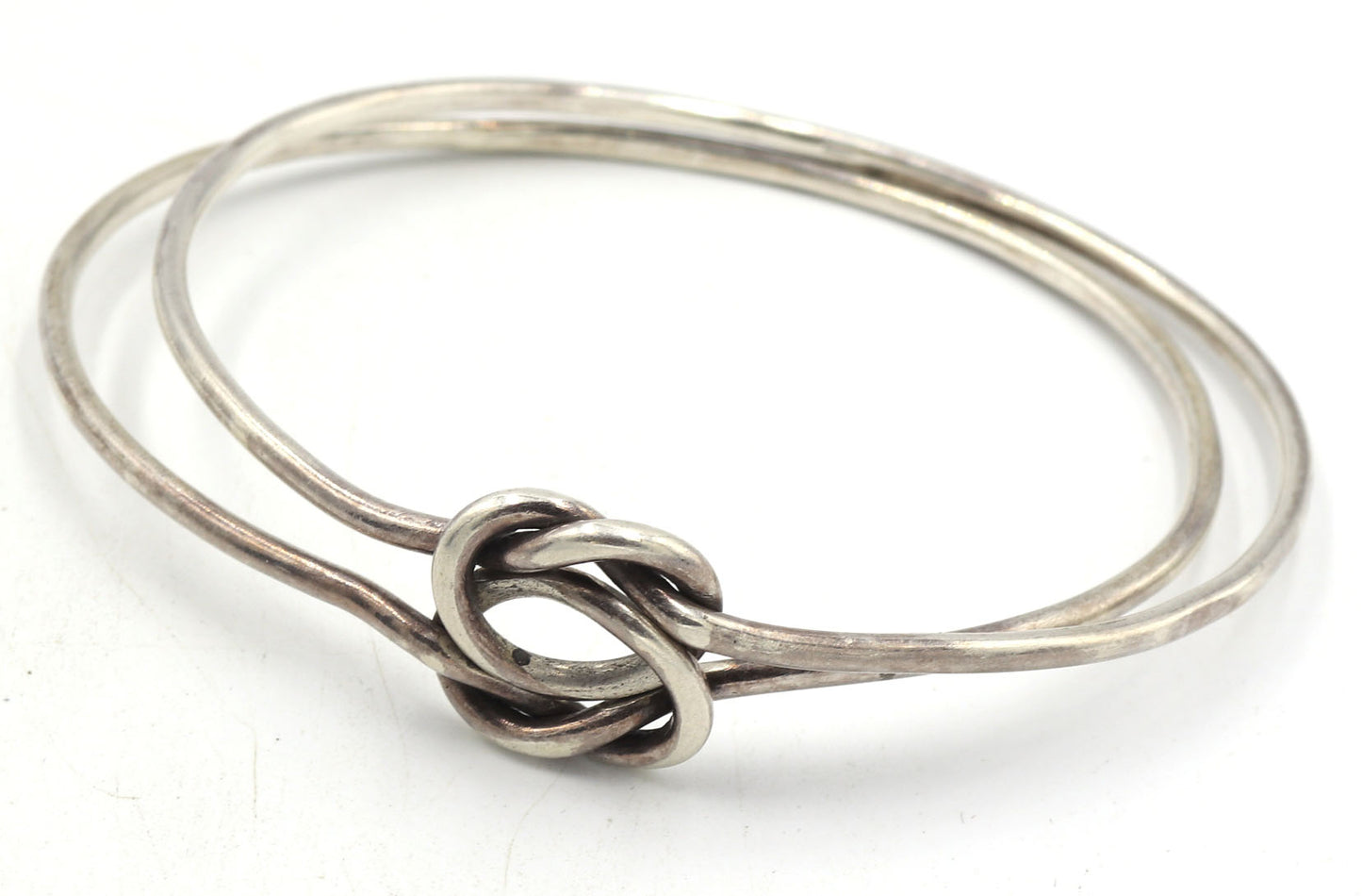 Group lot of 4 Vintage 925 sterling silver bangles