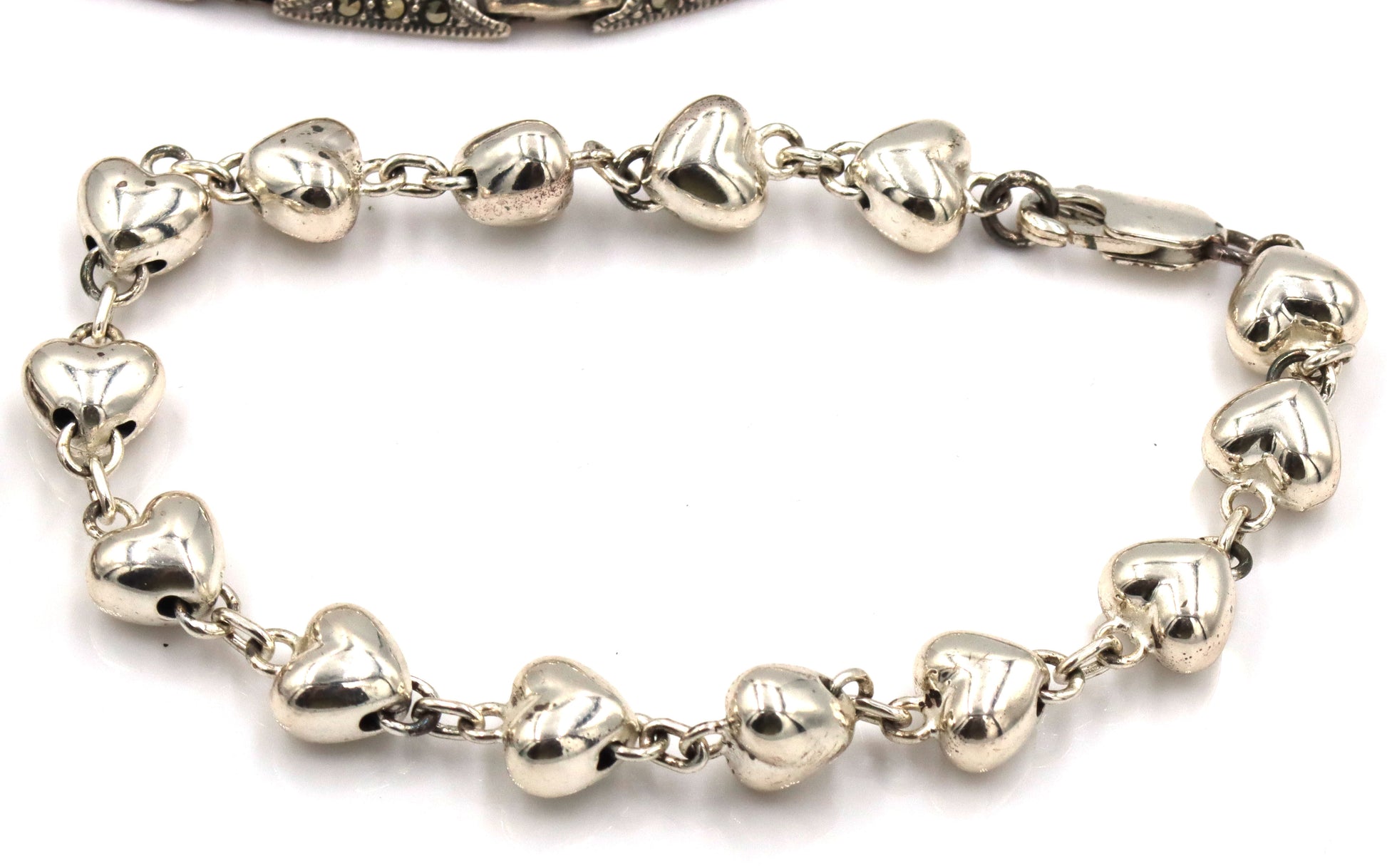 Group lot of Vintage 925 sterling silver 4 bracelets