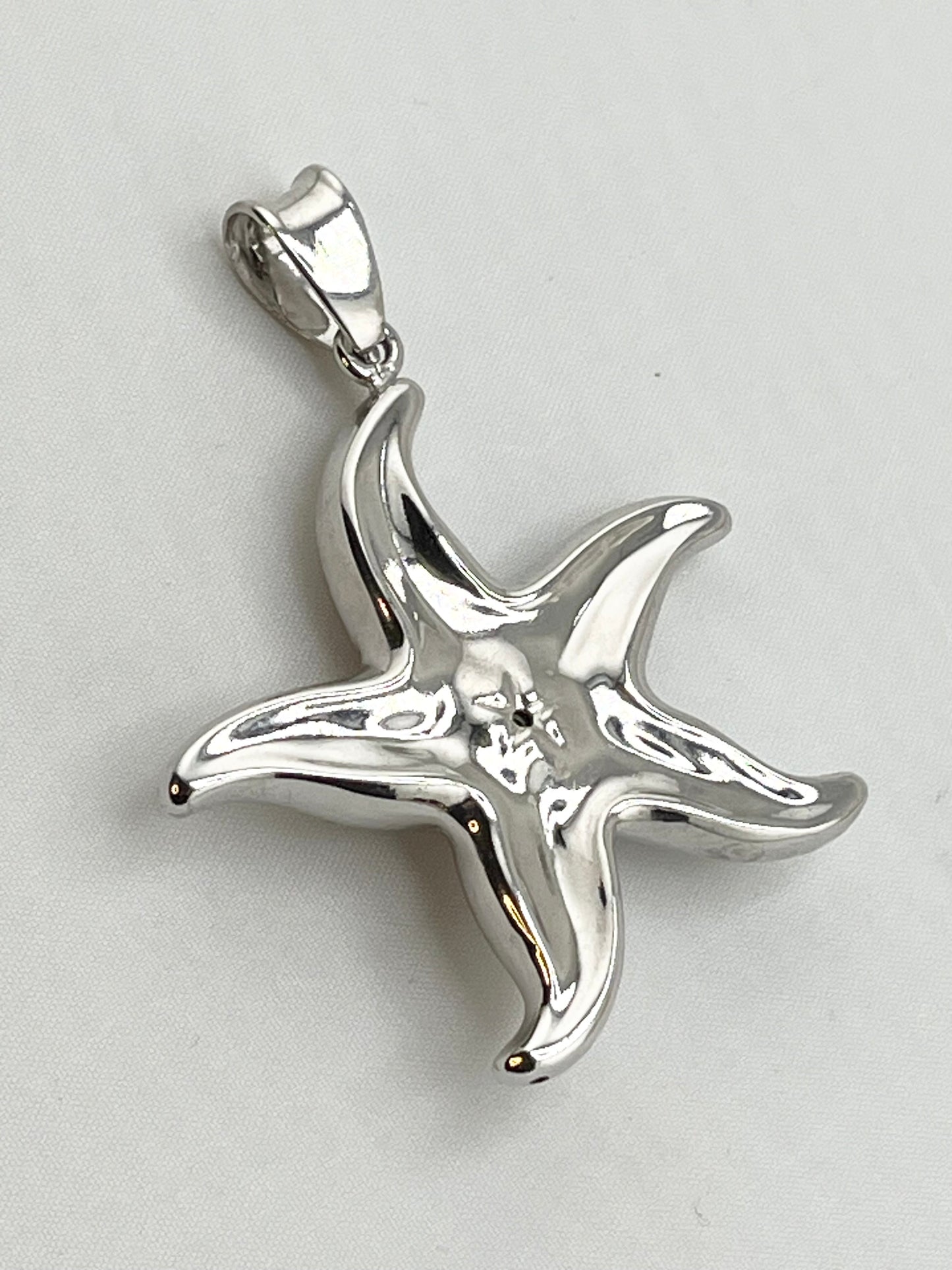 Italian 925 Sterling Silver large Starfish Pendant