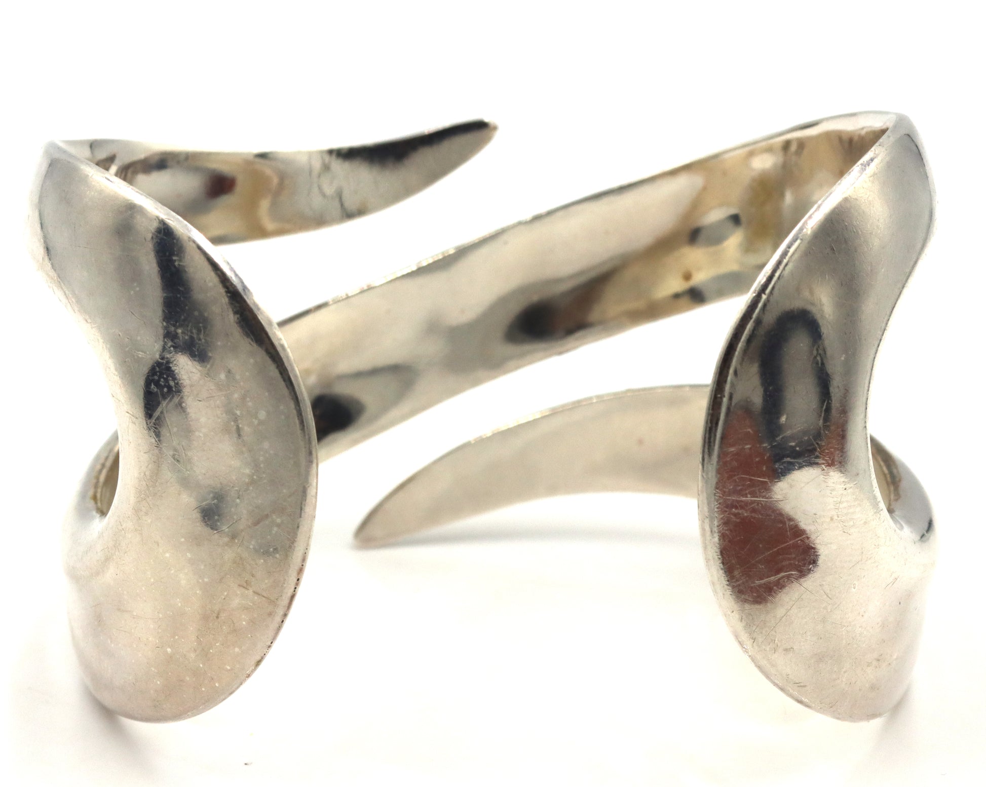 925 Sterling silver Mexico signed cuff bangle