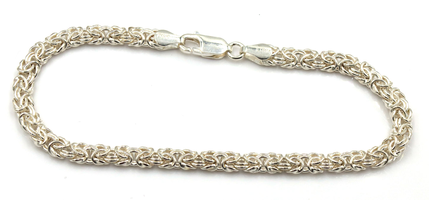 Group lot of 5 vintage 925 sterling silver bracelets
