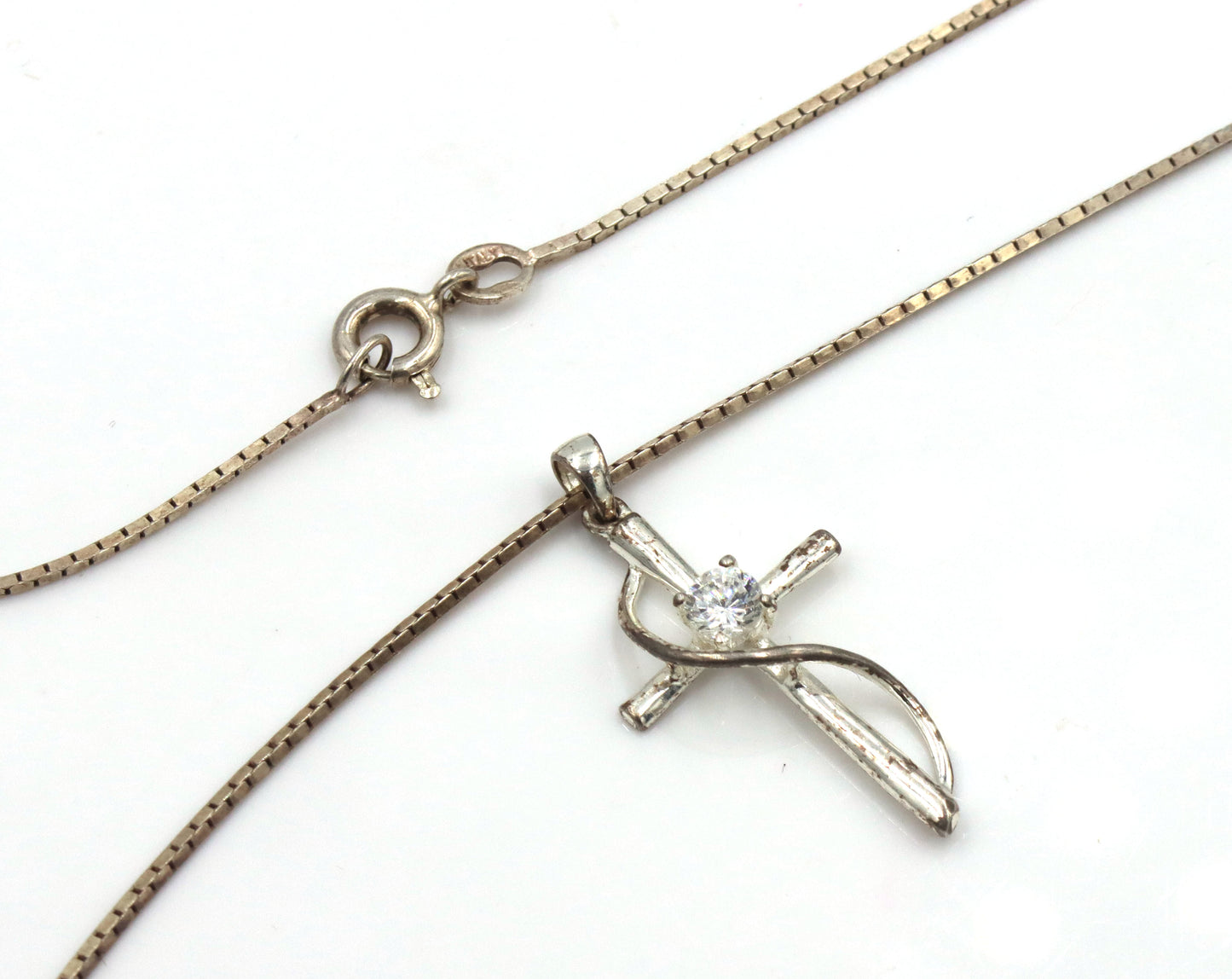Vintage 925 sterling silver group lot of 7 necklaces