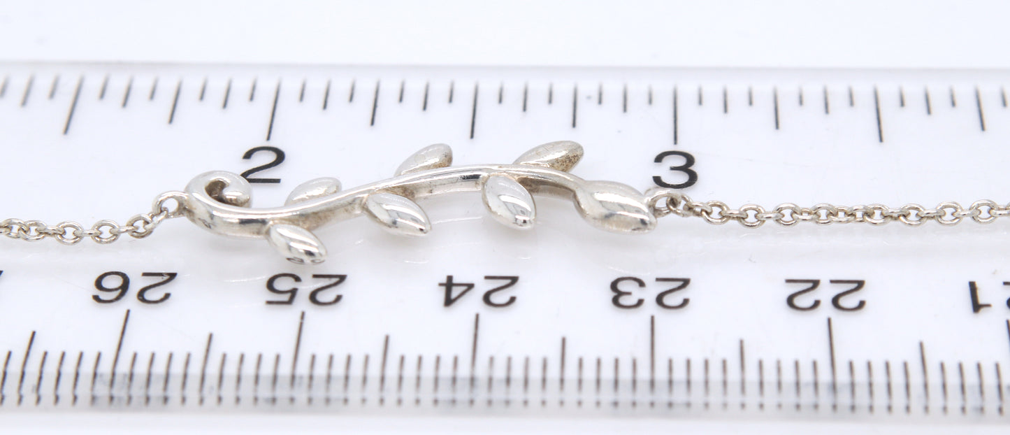 Tiffany & Co Olive leaf Vine bracelet in 925 sterling silver