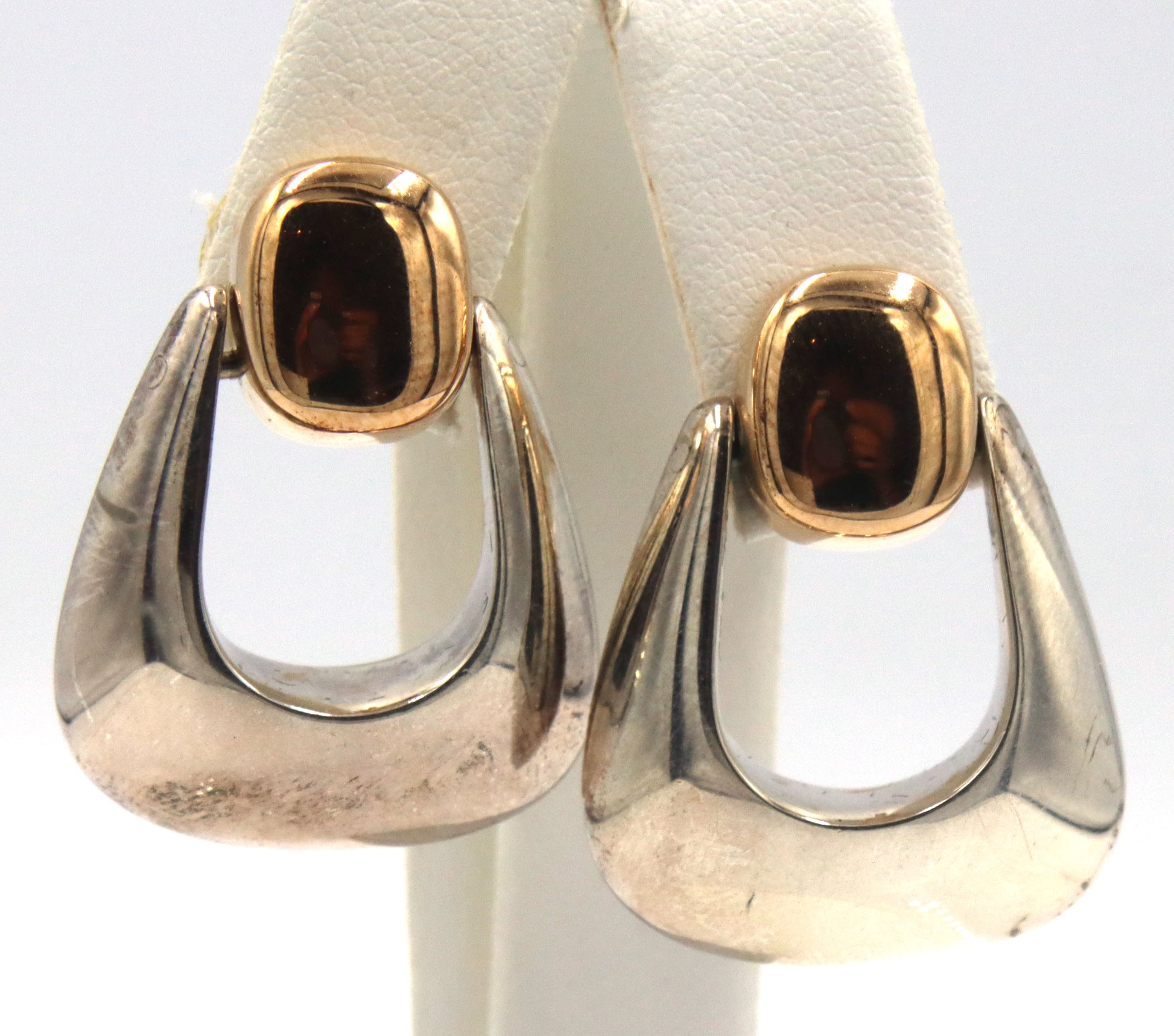 925 Sterling silver Bayanihan modernist post earrings