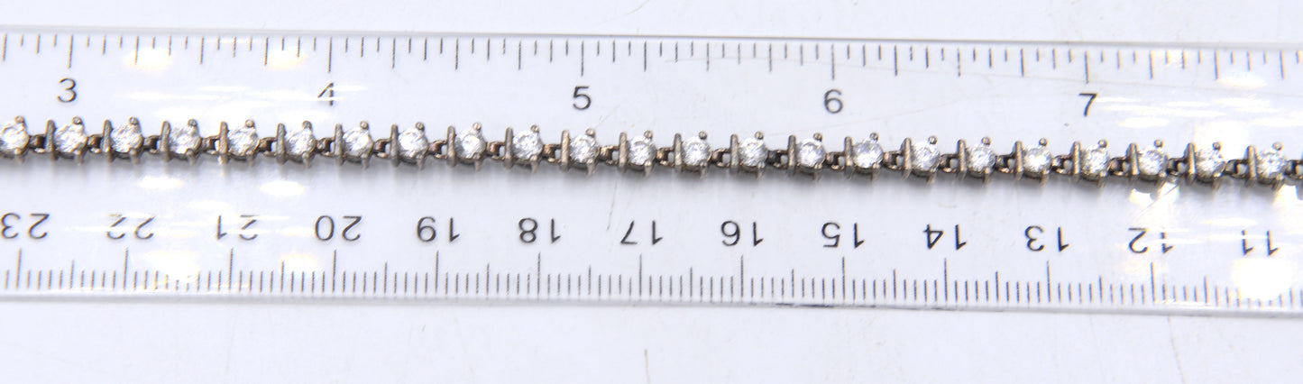 Group Lot of 8 Vintage 925 Sterling Silver Bracelets