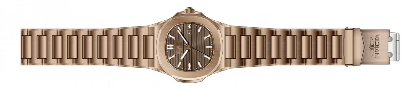 Invicta Men's Speedway Quartz 3 Hand Brown Dial Watch