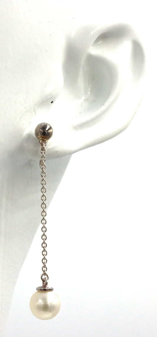 Tiffany & CO Ziegfeld pearl dangle earrings