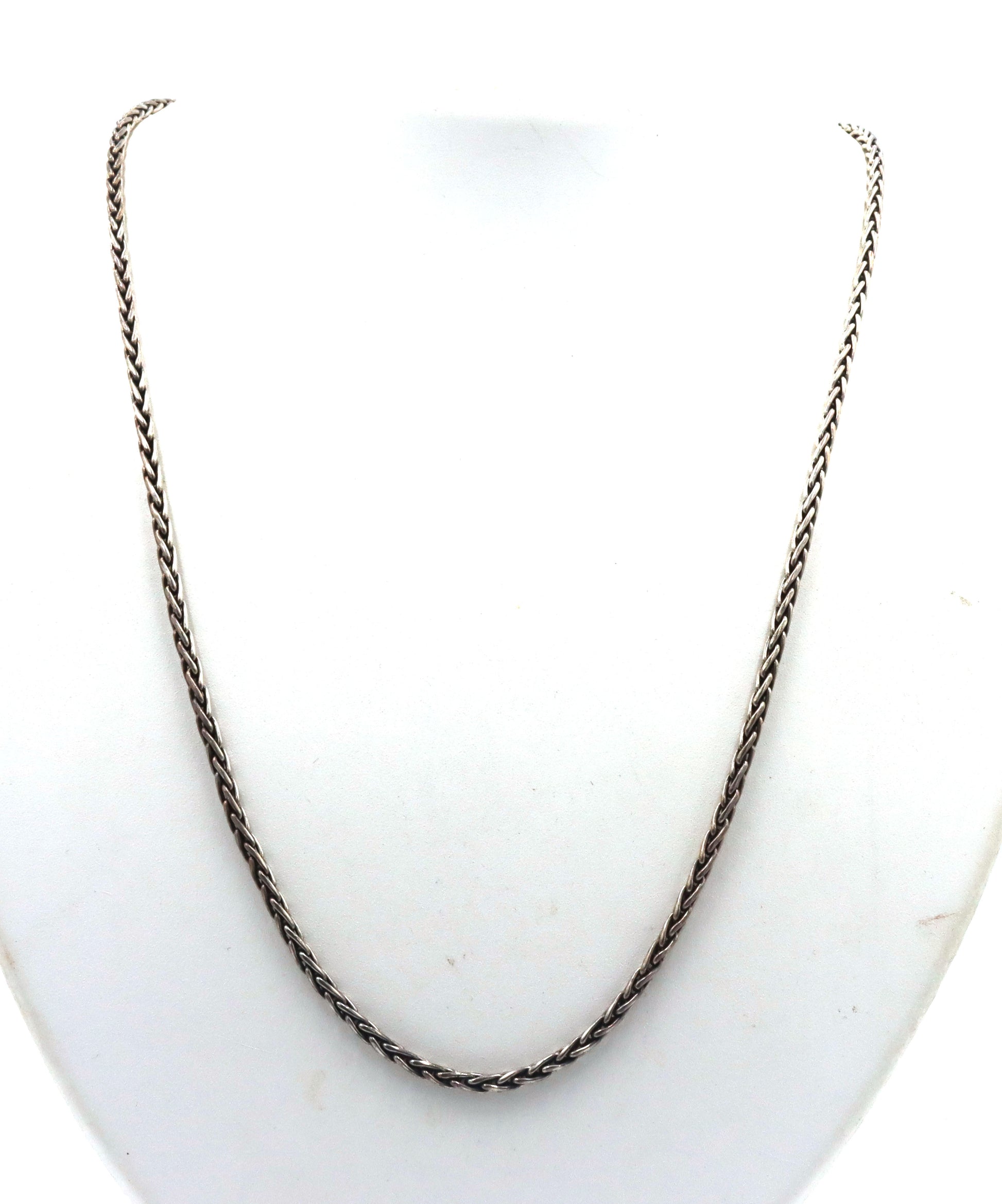925 Sterling silver signed byzantine chain