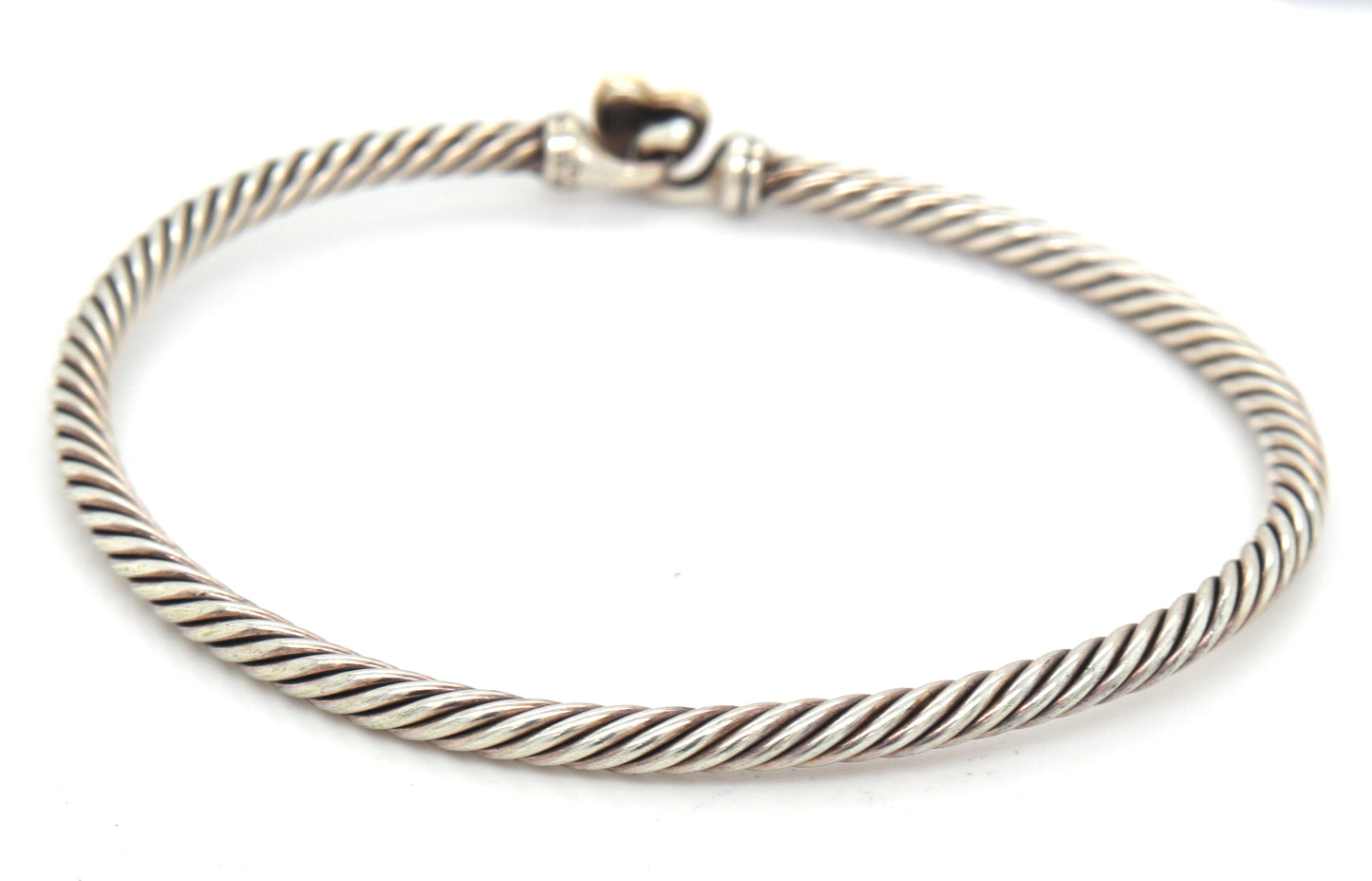 David Yurman cable collectibles heart bracelet 3mm