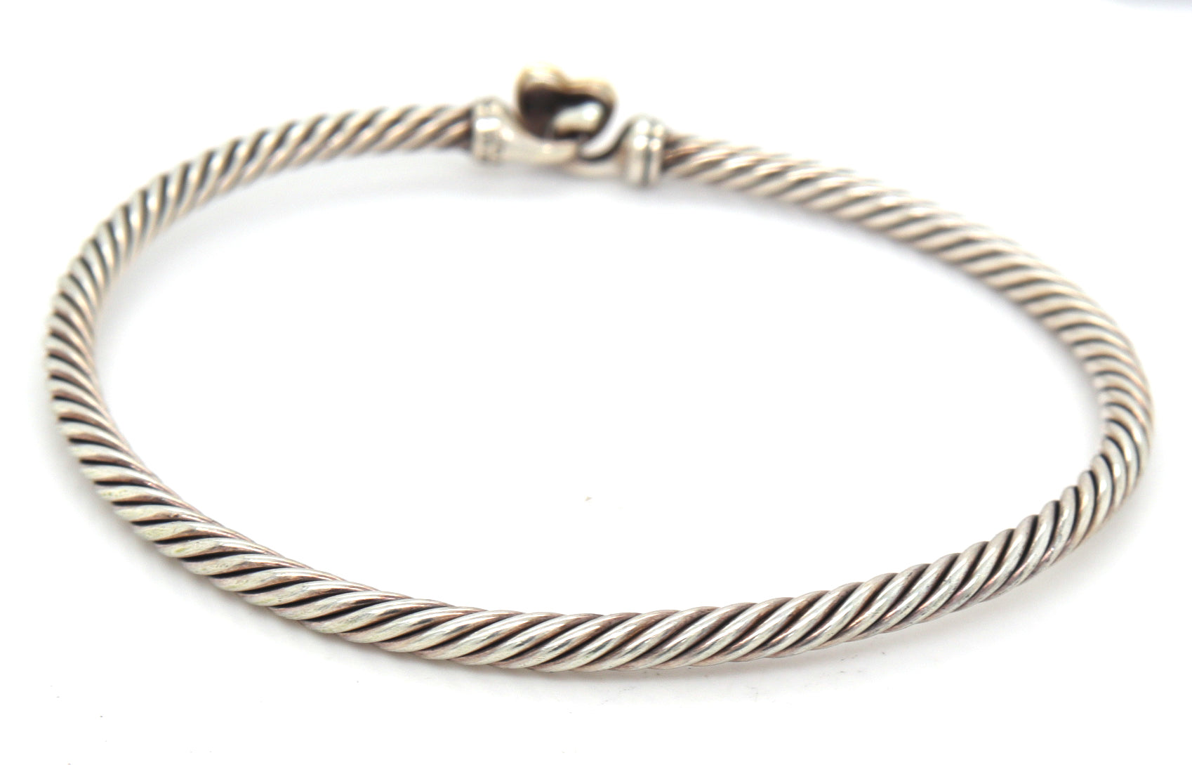 David Yurman cable collectibles heart bracelet 3mm