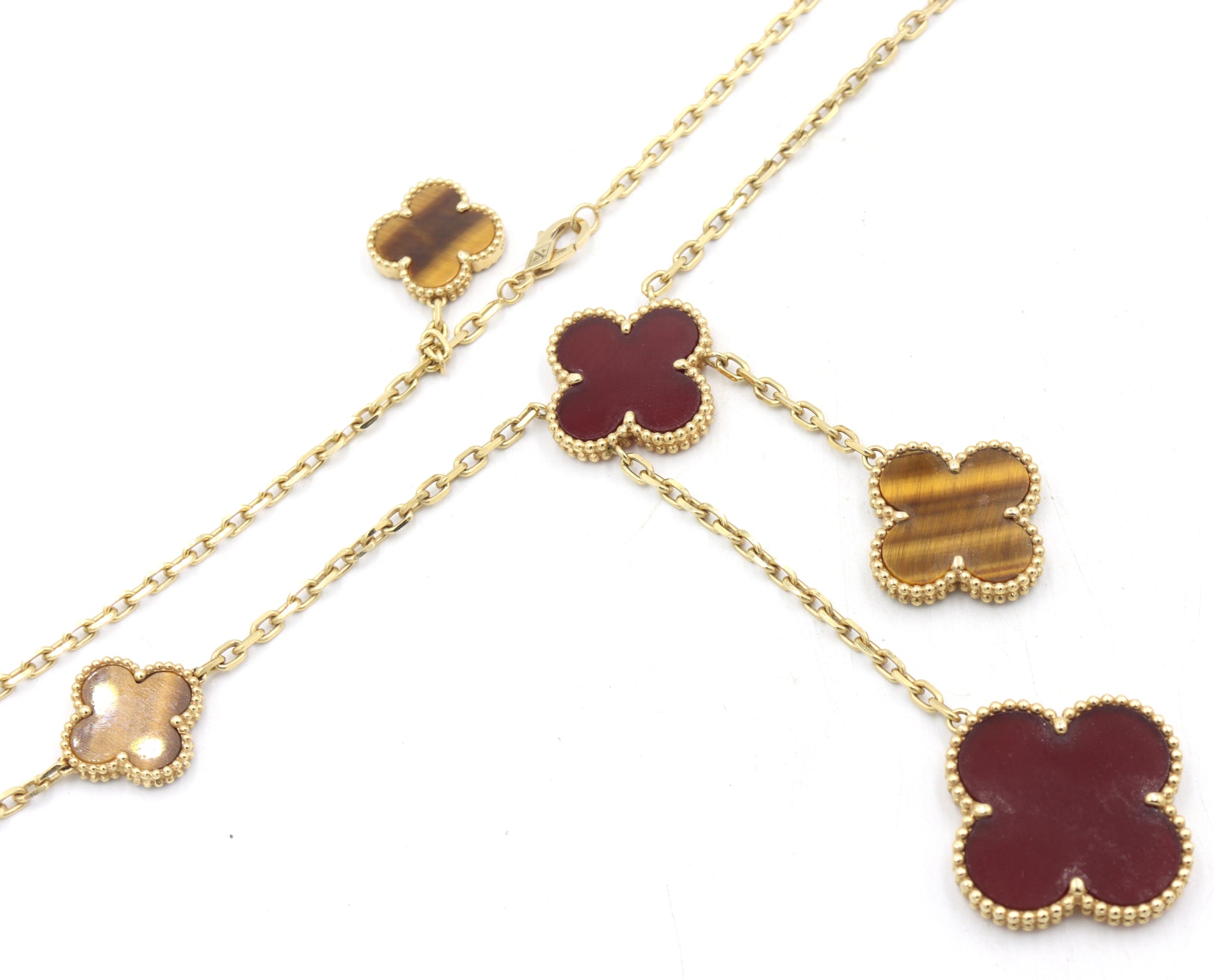 18kt Yellow gold 6 Motif magic Alhambra necklace
