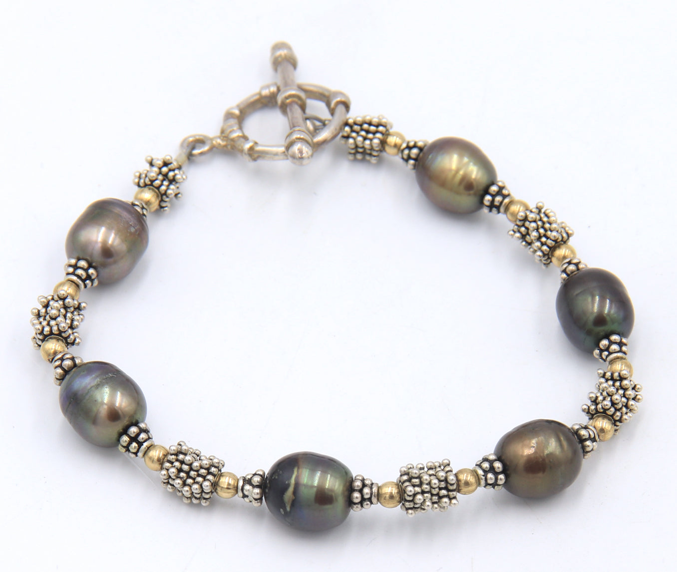 Group lot of 2 vintage 925 sterling silver bracelets