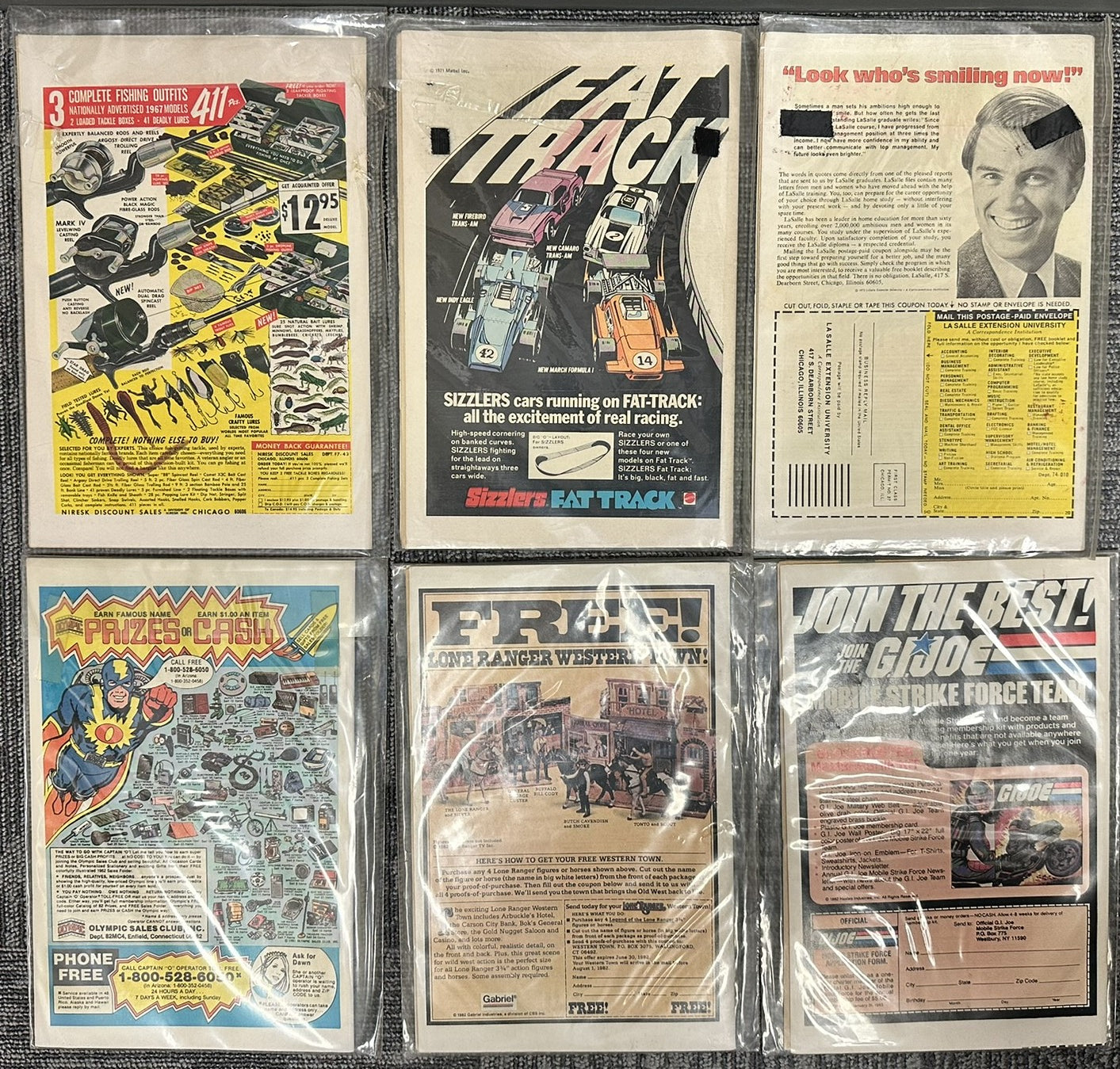 Vintage Comic Book Lot with Classic Bronze & Silver Age Marvel/DC Titles plus Original Ads & Inserts