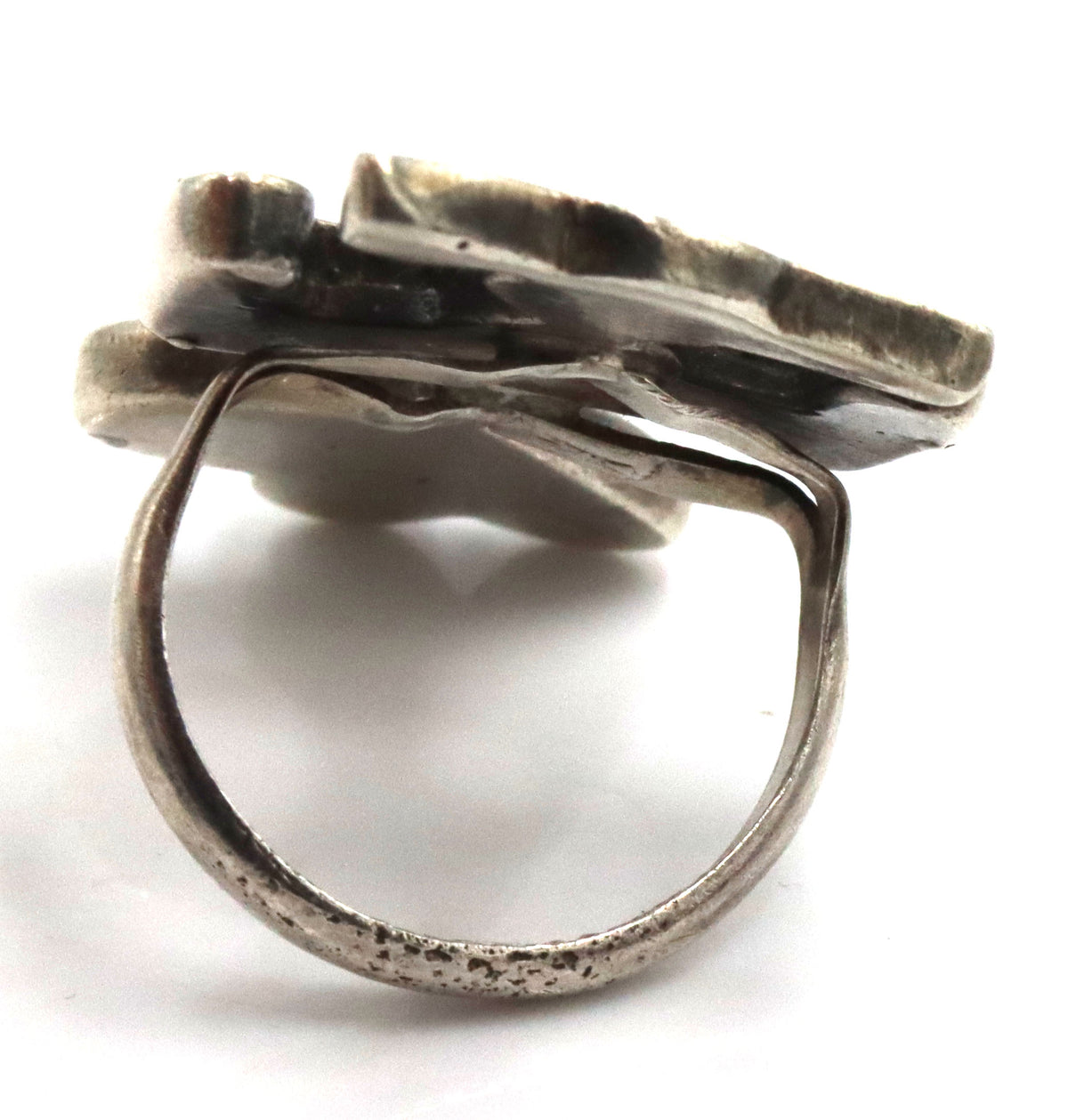 925 Sterling Silver  Vintage Zuni Inlay Thunderbird Ring