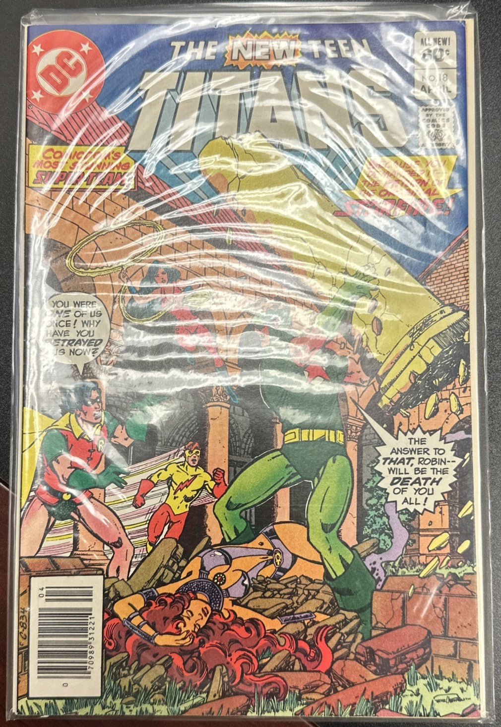 Vintage DC Bronze Age Comic Book Lot New Teen Titans, Mystery in Space & Kobra #1