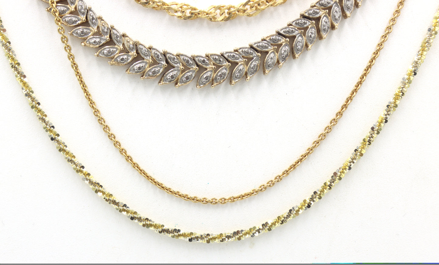 Group lot of 5 Vintage 925 sterling silver necklaces