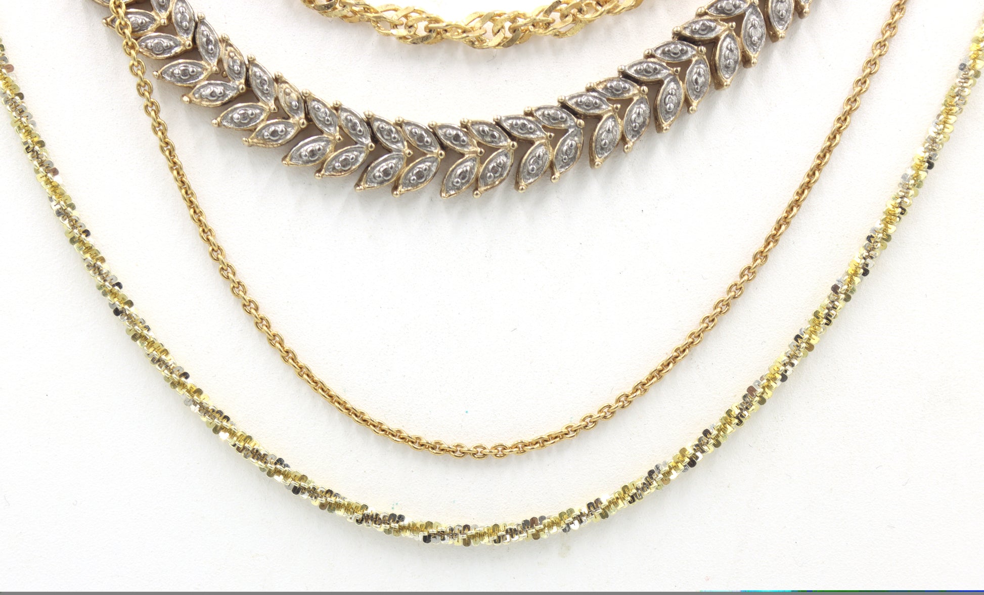 Group lot of 5 Vintage 925 sterling silver necklaces