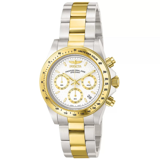 Invicta Men's Speedway Quartz Chronograph White Dial Watch