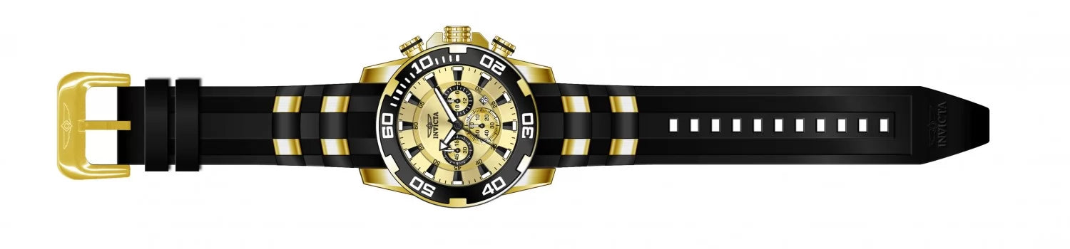Invicta Men's Pro Diver Quartz Chronograph Gold Dial Watch