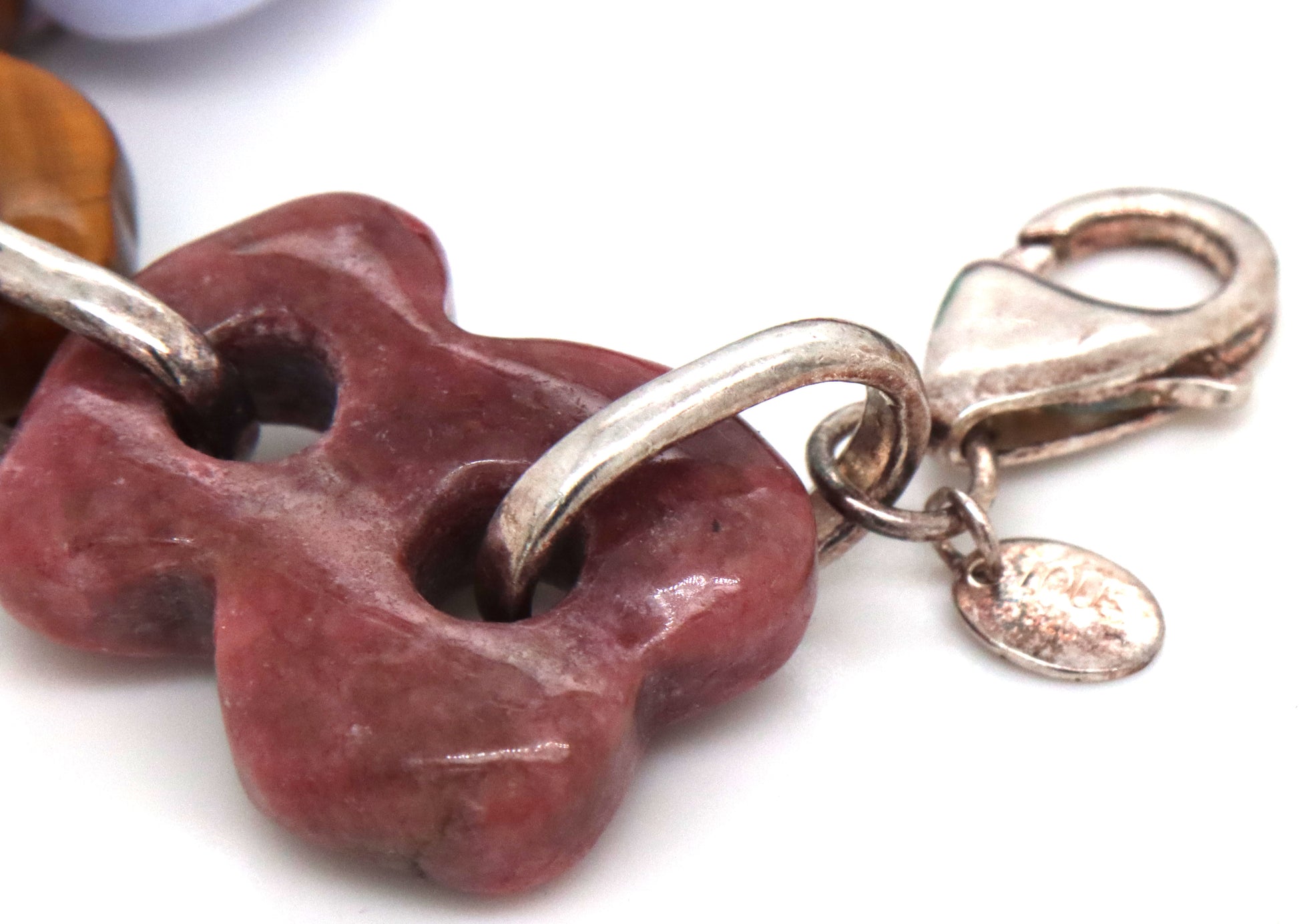 925 Sterling silver Tous stone bear link bracelet