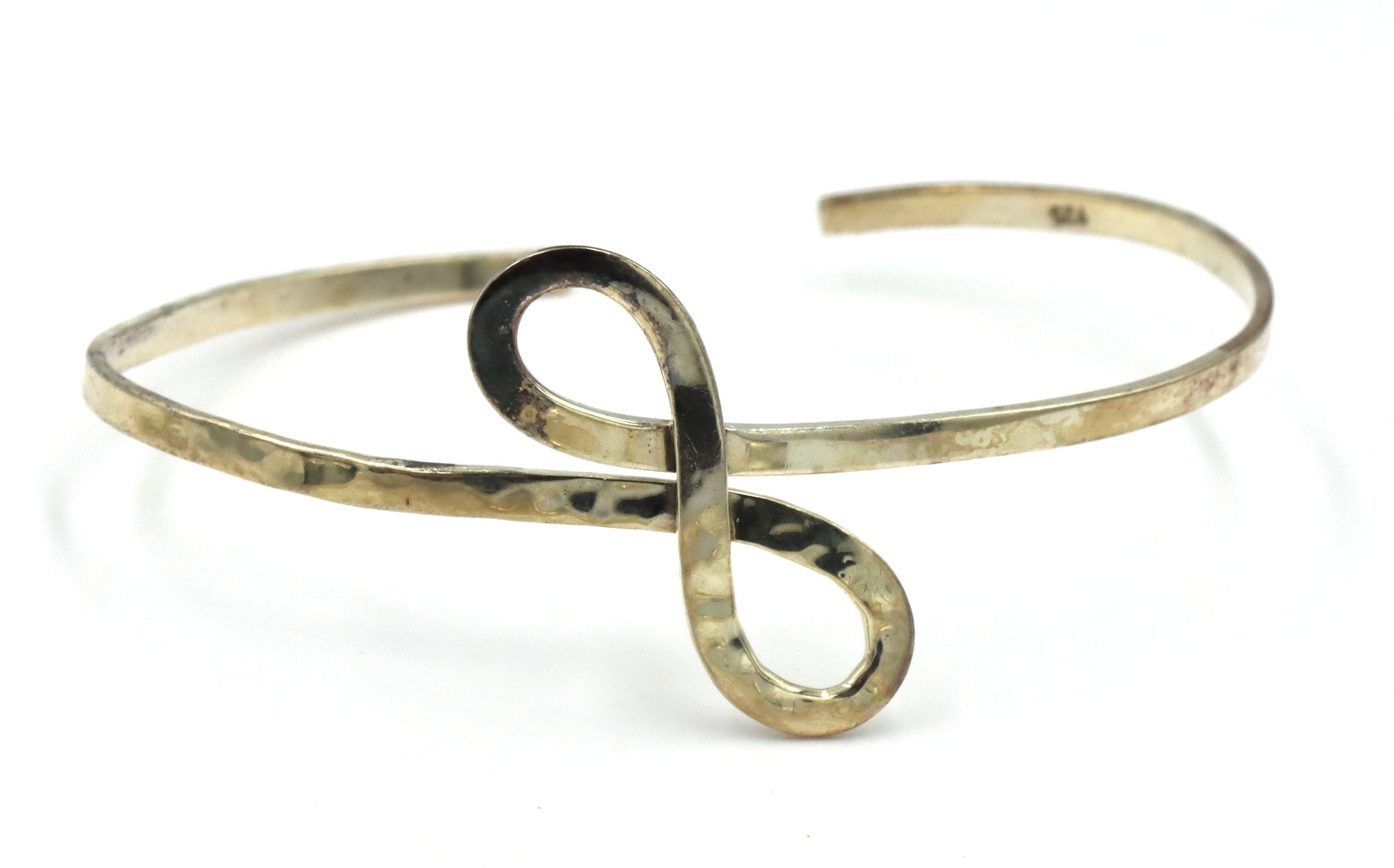 Group lot of 4 Vintage 925 sterling silver cuff bangles
