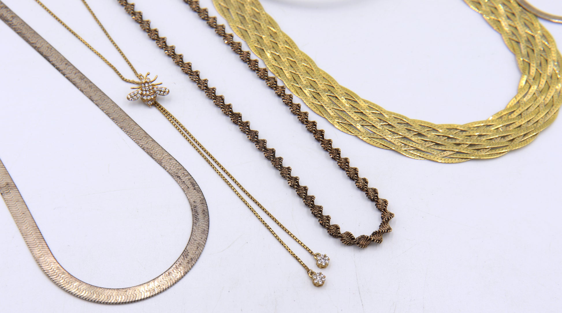 Group lot of 925 sterling silver necklaces