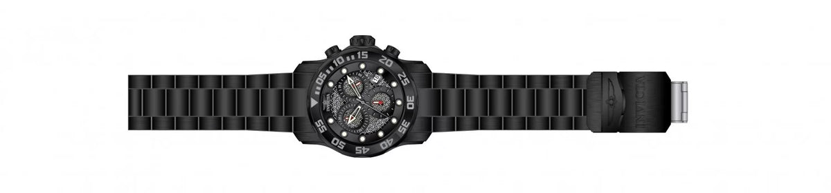 Invicta Men's Pro Diver Quartz 3 Hand Black, Silver Dial Watch