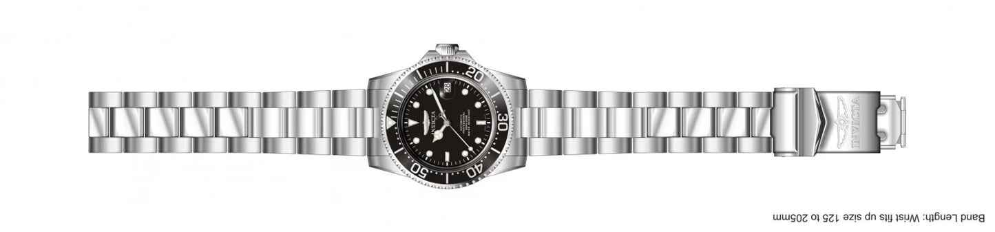 Invicta Men's Pro Diver Automatic 3 Hand Black Dial Watch