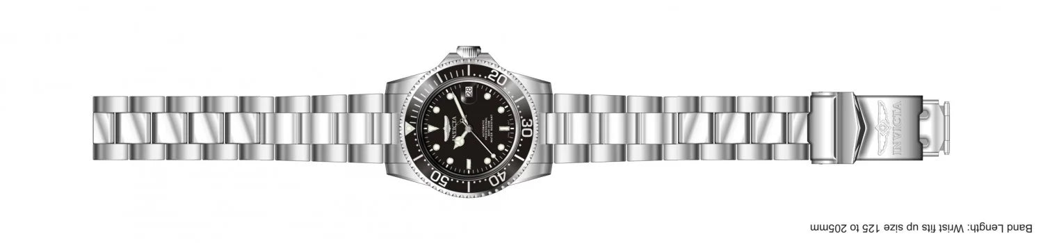 Invicta Men's Pro Diver Automatic 3 Hand Black Dial Watch