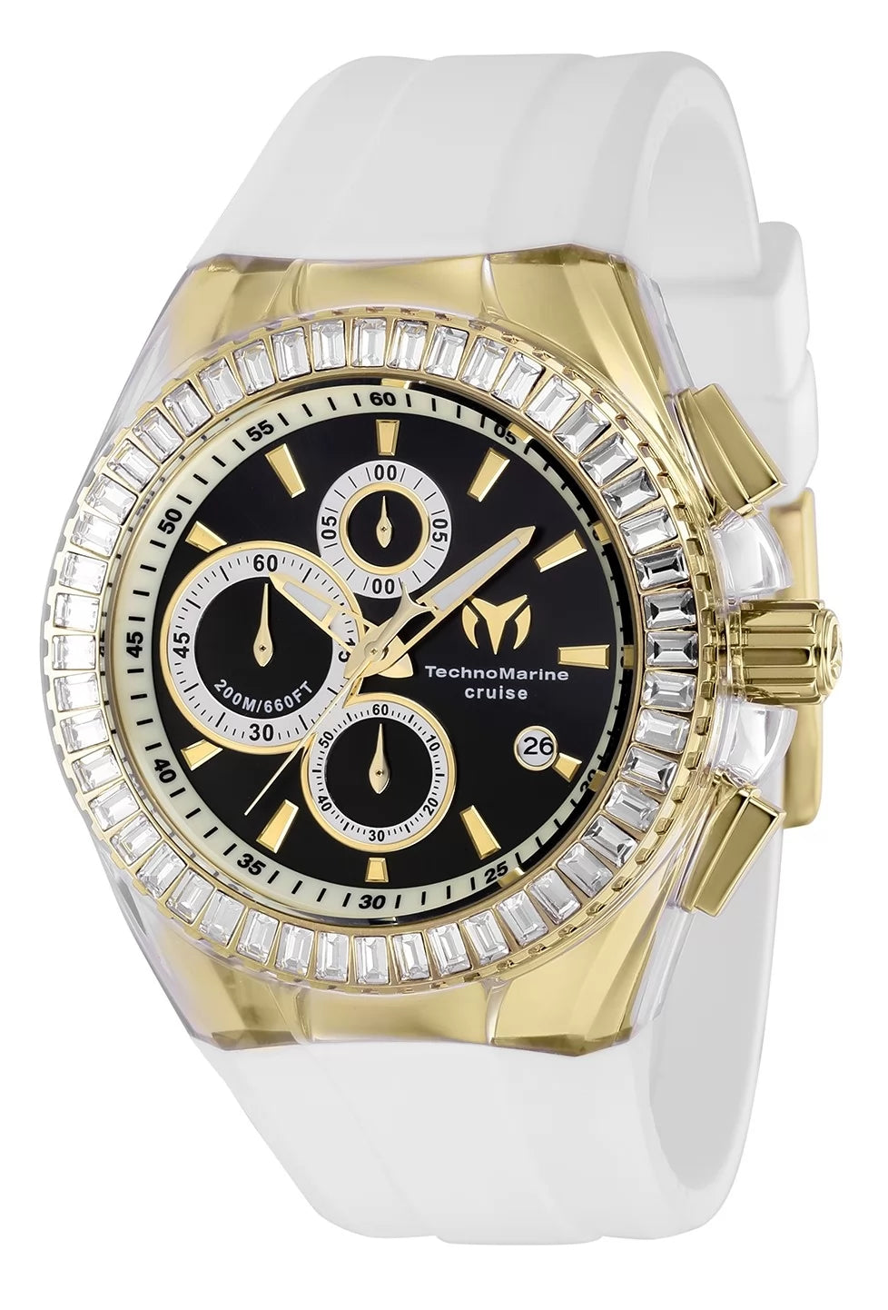 Technomarine Men's Cruise Quartz Chronograph Black Dial Watch